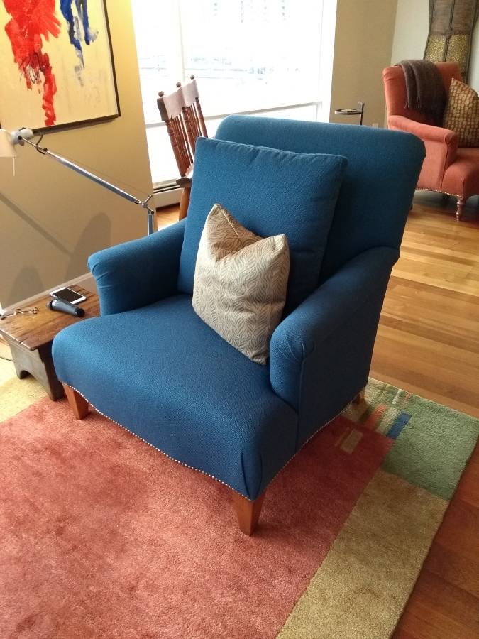 Blue Armchair Restoration